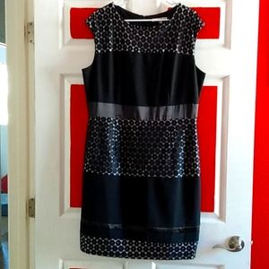 Beautiful black and white dress